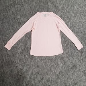 L.L. Bean XS Light Pink 100% Cotton Thermal